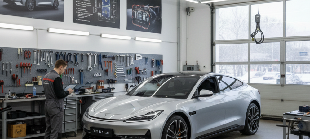 Обслуживание электромобилей и гибридов