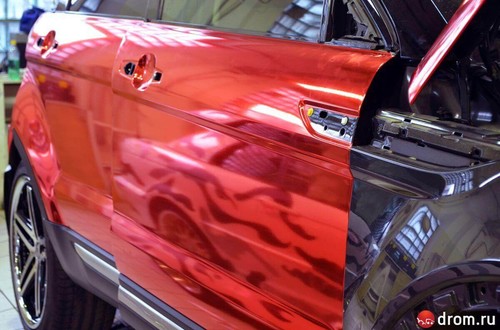 Покрытие кузова защитной пленкой Jaguar